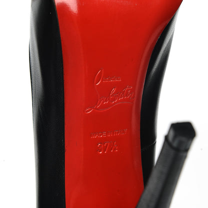 Christian Louboutin Kid Very Prive 120 Pumps 37.5 Black Red 6 of 10
