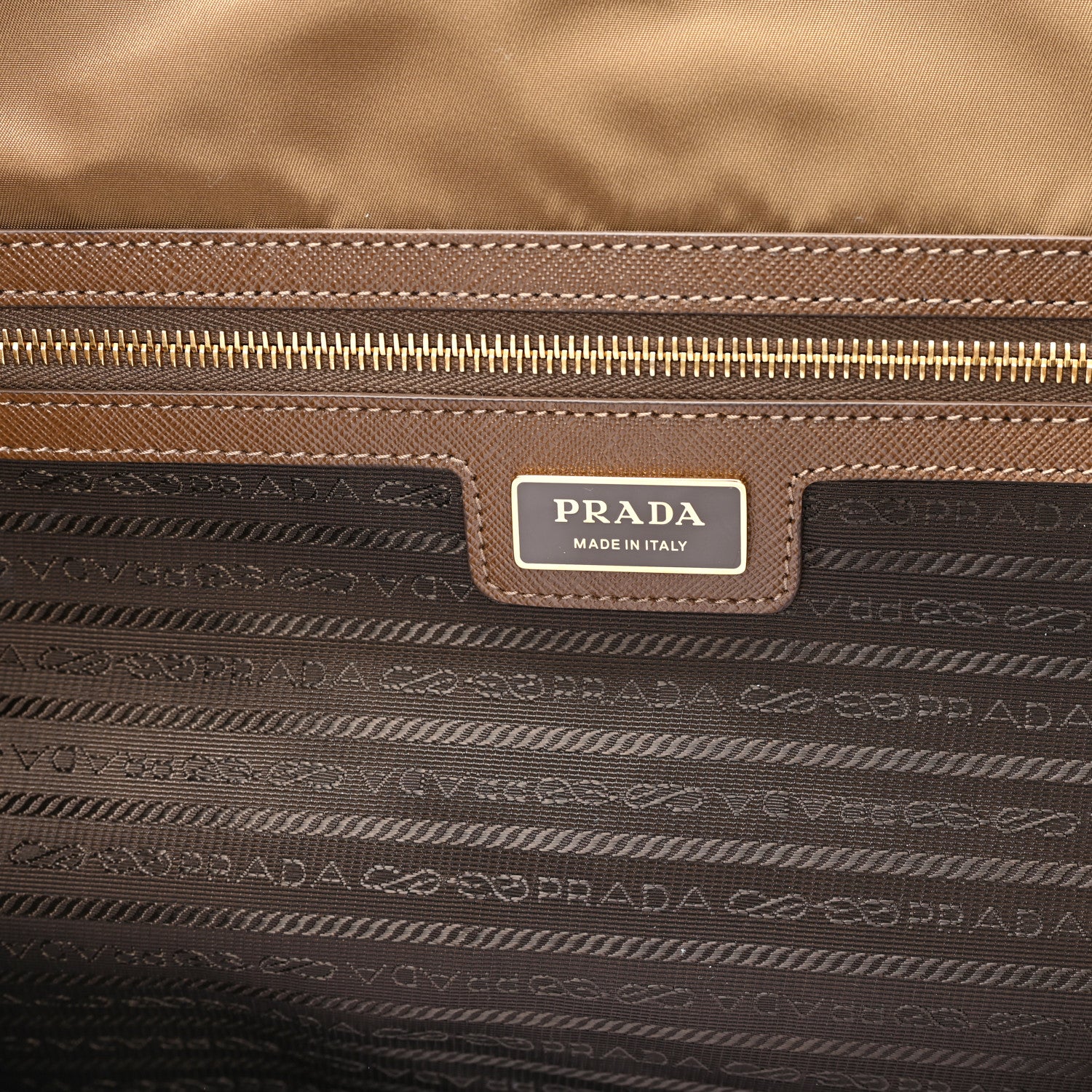 Prada Re-Nylon Saffiano Large Tote Cork Beige 6 of 9