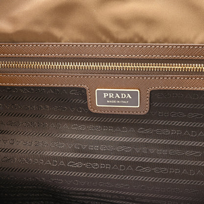 Prada Re-Nylon Saffiano Large Tote Cork Beige 6 of 9