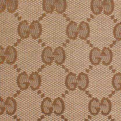 Gucci Monogram Selleria Calfskin Vintage Web Medium Boston Beige Ebony Cocoa 5 of 9
