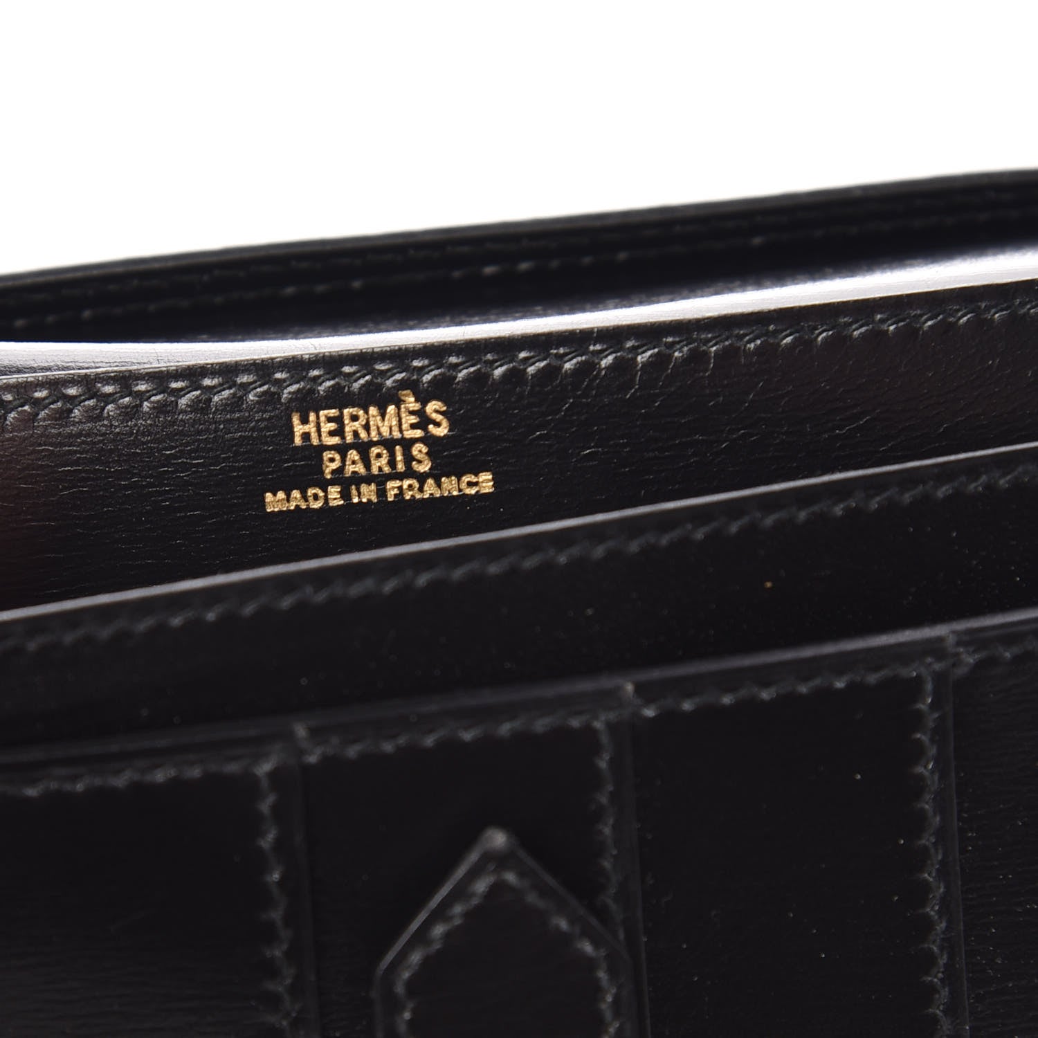 Hermes Box Bearn Wallet Black 6 of 9
