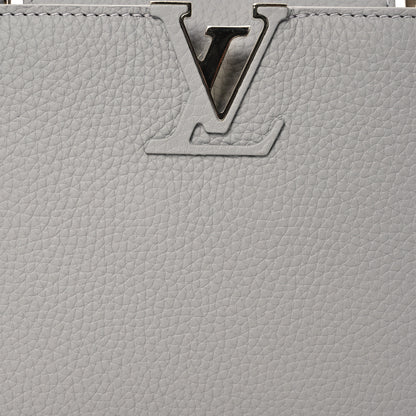 Louis Vuitton Taurillon Capucines BB Flint Grey 9 of 12