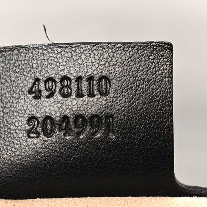 Gucci Calfskin Matelasse Small GG Marmont Top Handle Shoulder Bag Black 7 of 10