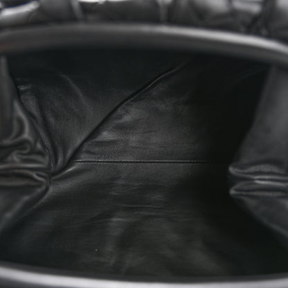 Bottega Veneta Nappa Maxi Intrecciato The Pouch Oversized Clutch Black 5 of 11