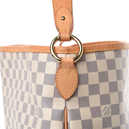 Louis Vuitton Damier Azur Delightful MM Rose Ballerine 8 of 16