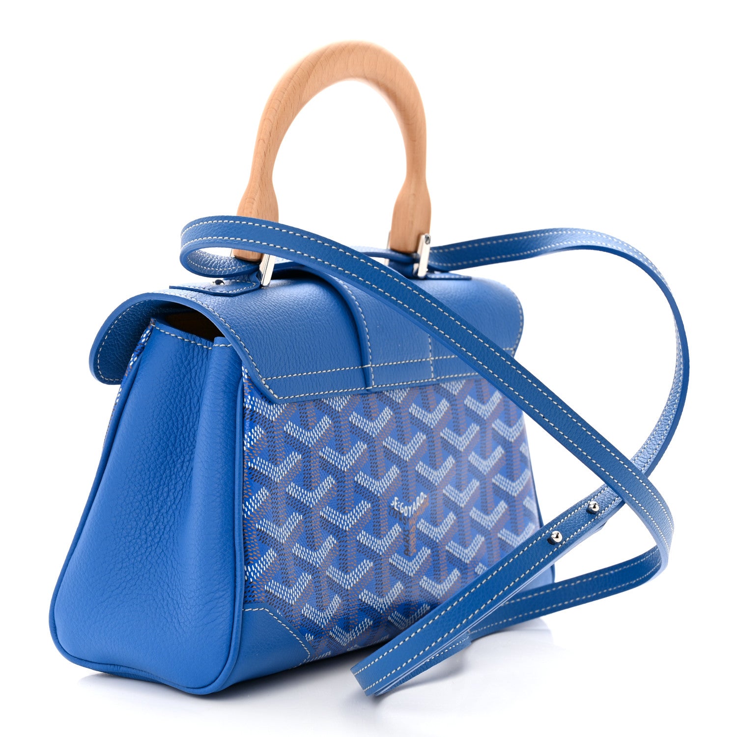 Goyard Goyardine Mini Saigon Sky Blue 3 of 10