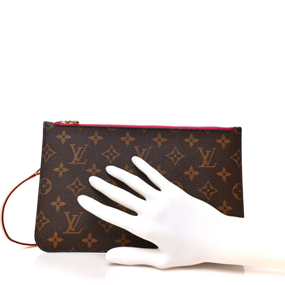 Louis Vuitton Monogram Neverfull MM GM Pochette Pivoine 2 of 6