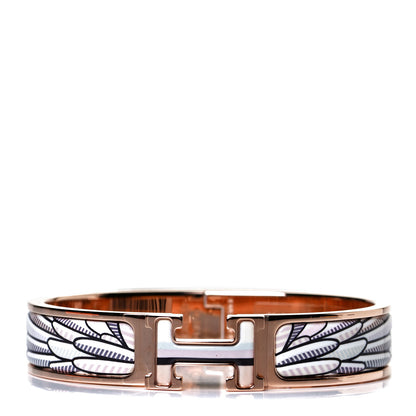 Hermes Enamel Narrow Pegase Pop Clic Clac H Bracelet PM Sable 1 of 5