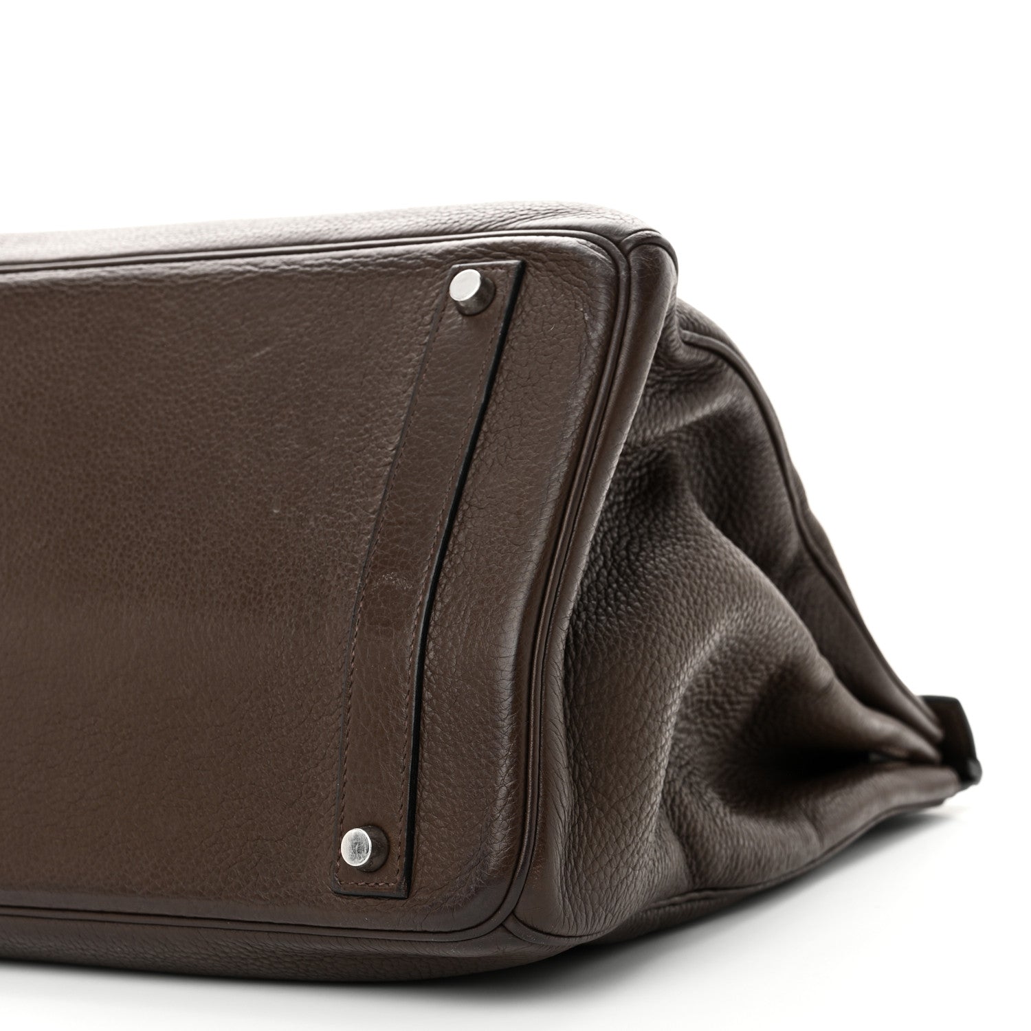 Hermes Taurillon Clemence Birkin 40 Cafe 10 of 10