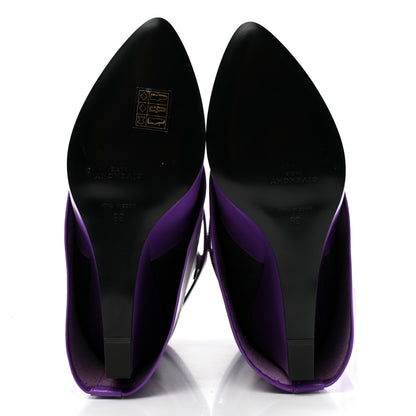 Givenchy Calfskin Shark Lock Ankle Boots 38 Ultraviolet 6 of 13
