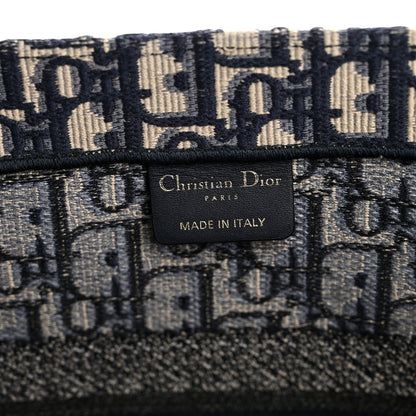 Christian Dior Oblique Medium Book Tote Blue Multicolor 6 of 11