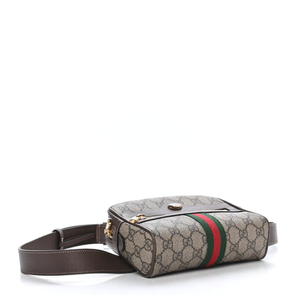 Gucci GG Supreme Monogram Small Ophidia Belt Bag 95 38 Dark Brown 3 of 9