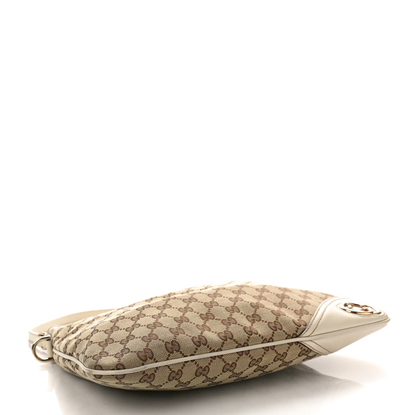 Monogram Medium New Britt Hobo Off White