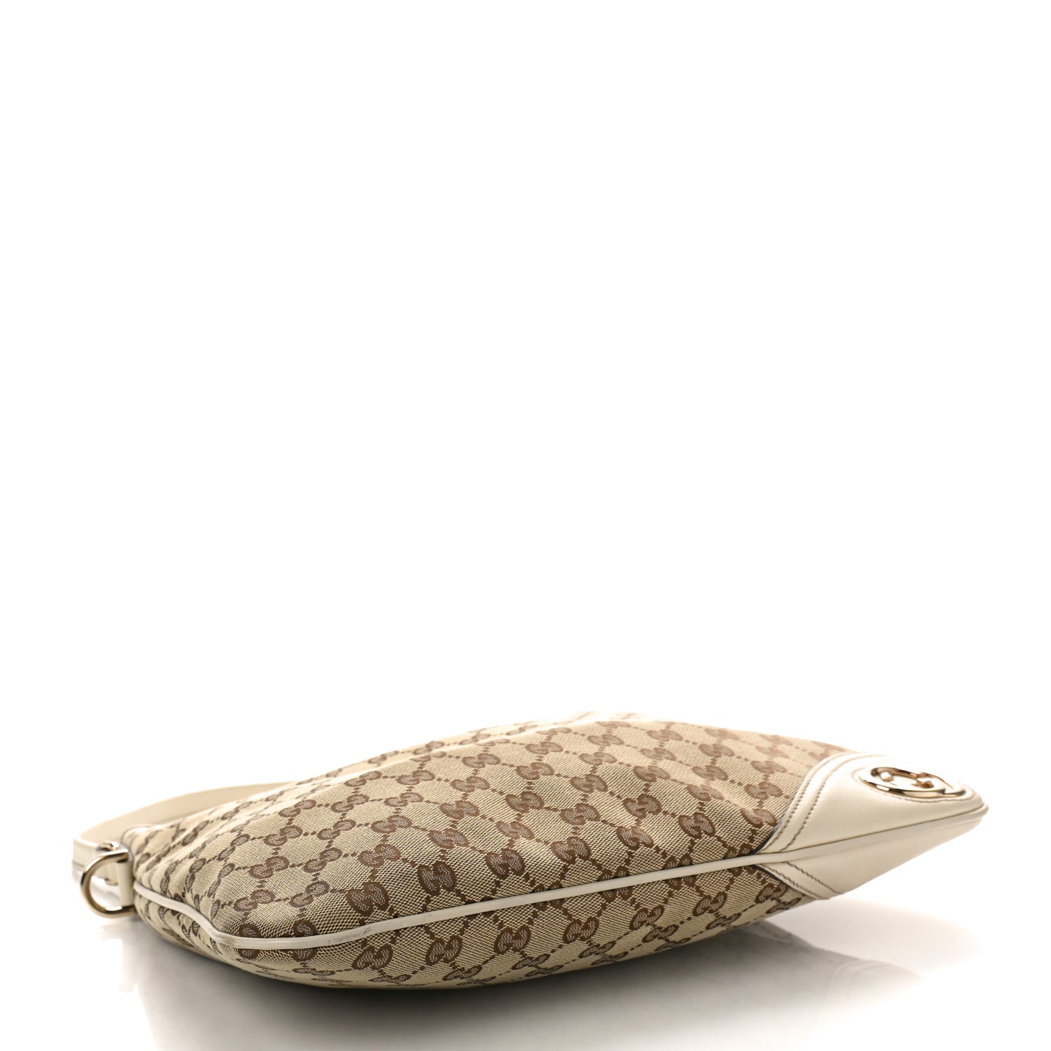 Gucci Monogram Medium New Britt Hobo Off White 4 of 9
