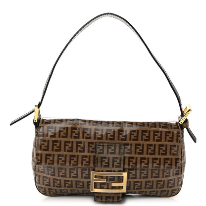Fendi Vinyl Zucchino Baguette Tobacco 1 of 11