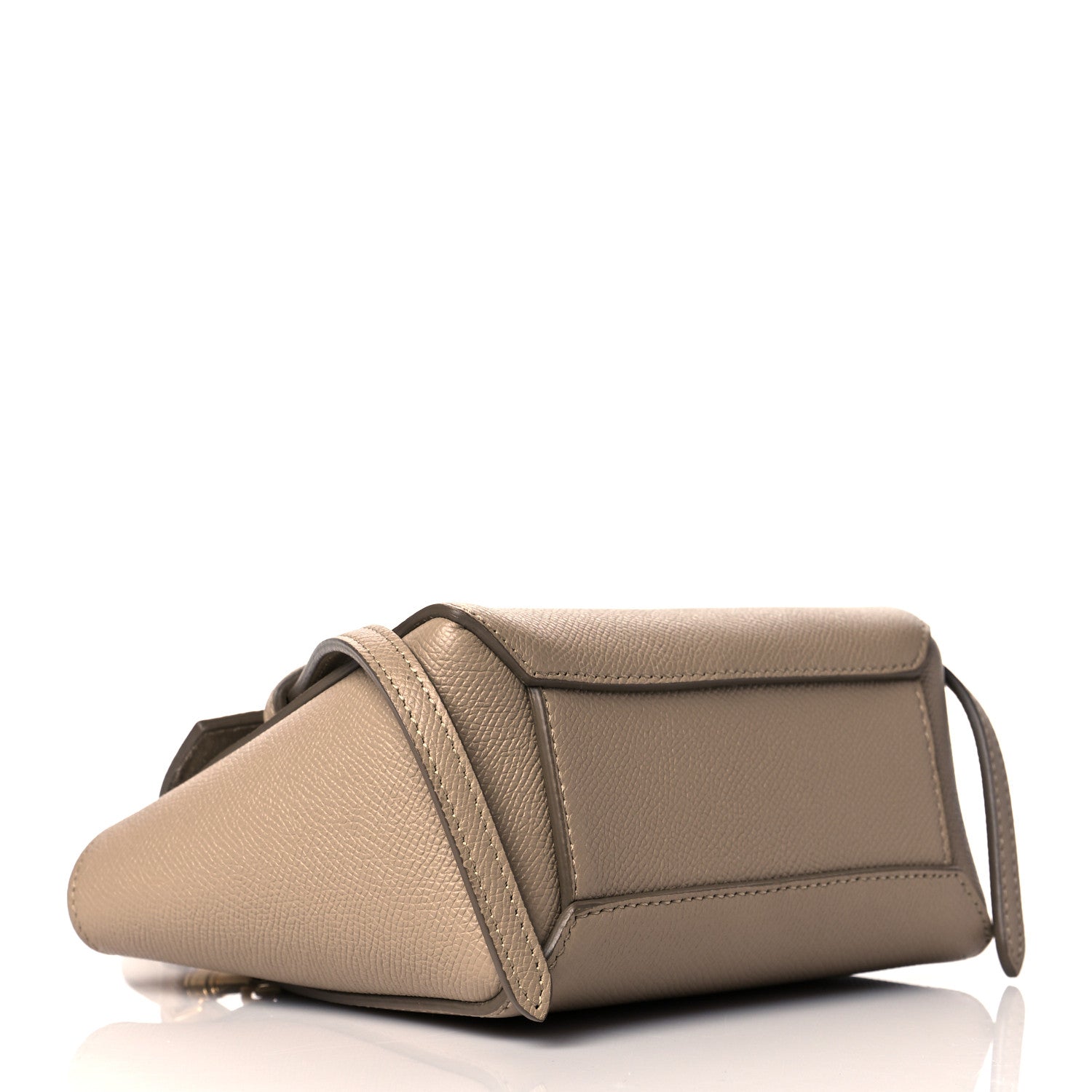 Celine Grained Calfskin Pico Belt Bag Light Taupe 4 of 10