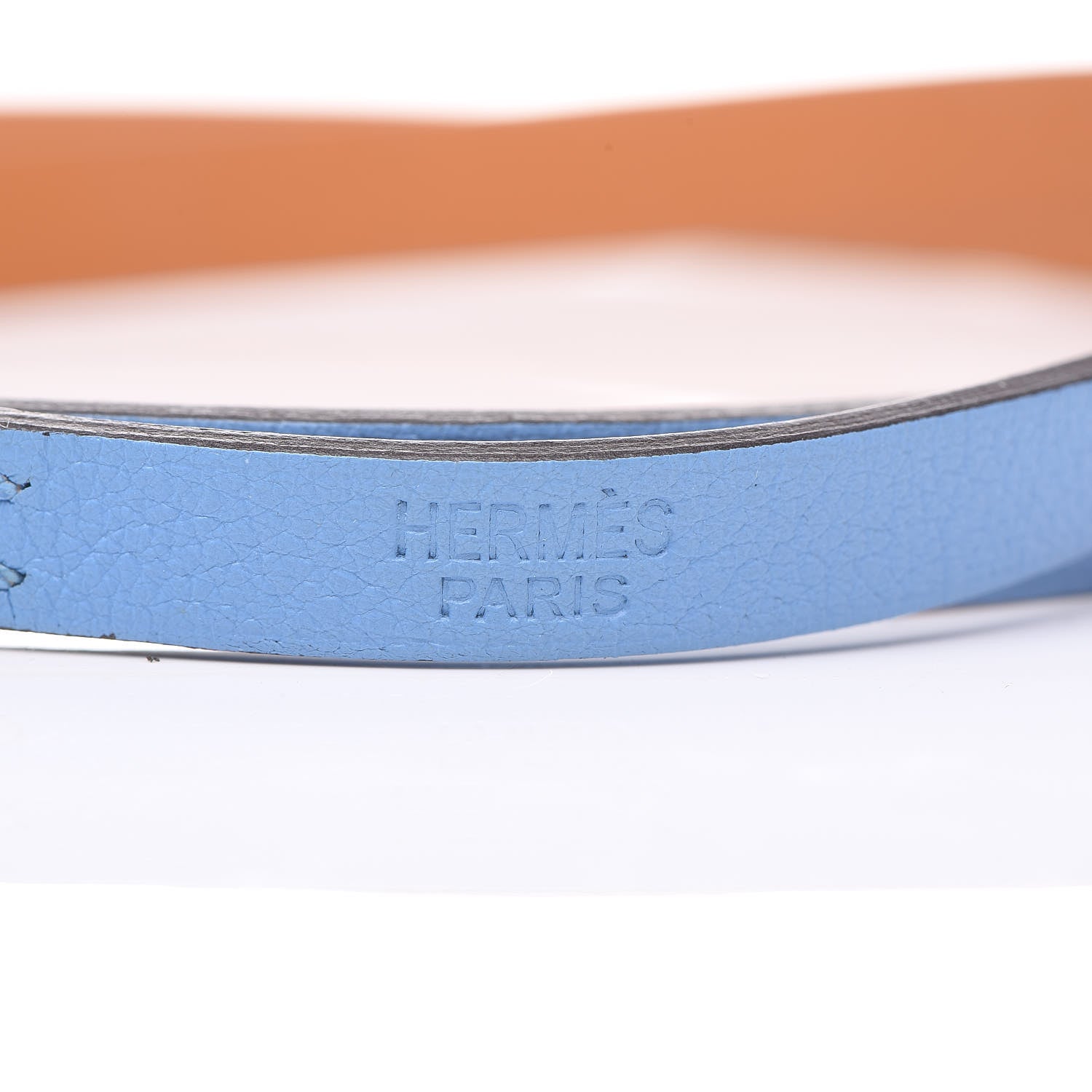 Hermes Swift Hapi 3 MM Triple Tour Bracelet S Bleu Paradis 4 of 7