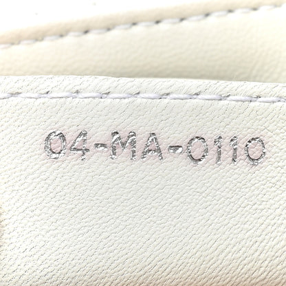 Christian Dior Lambskin Cannage Medium Lady Dior White 7 of 13
