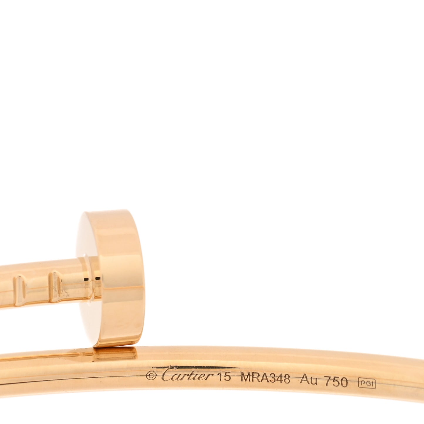 18K Yellow Gold Small Juste Un Clou Bracelet 15