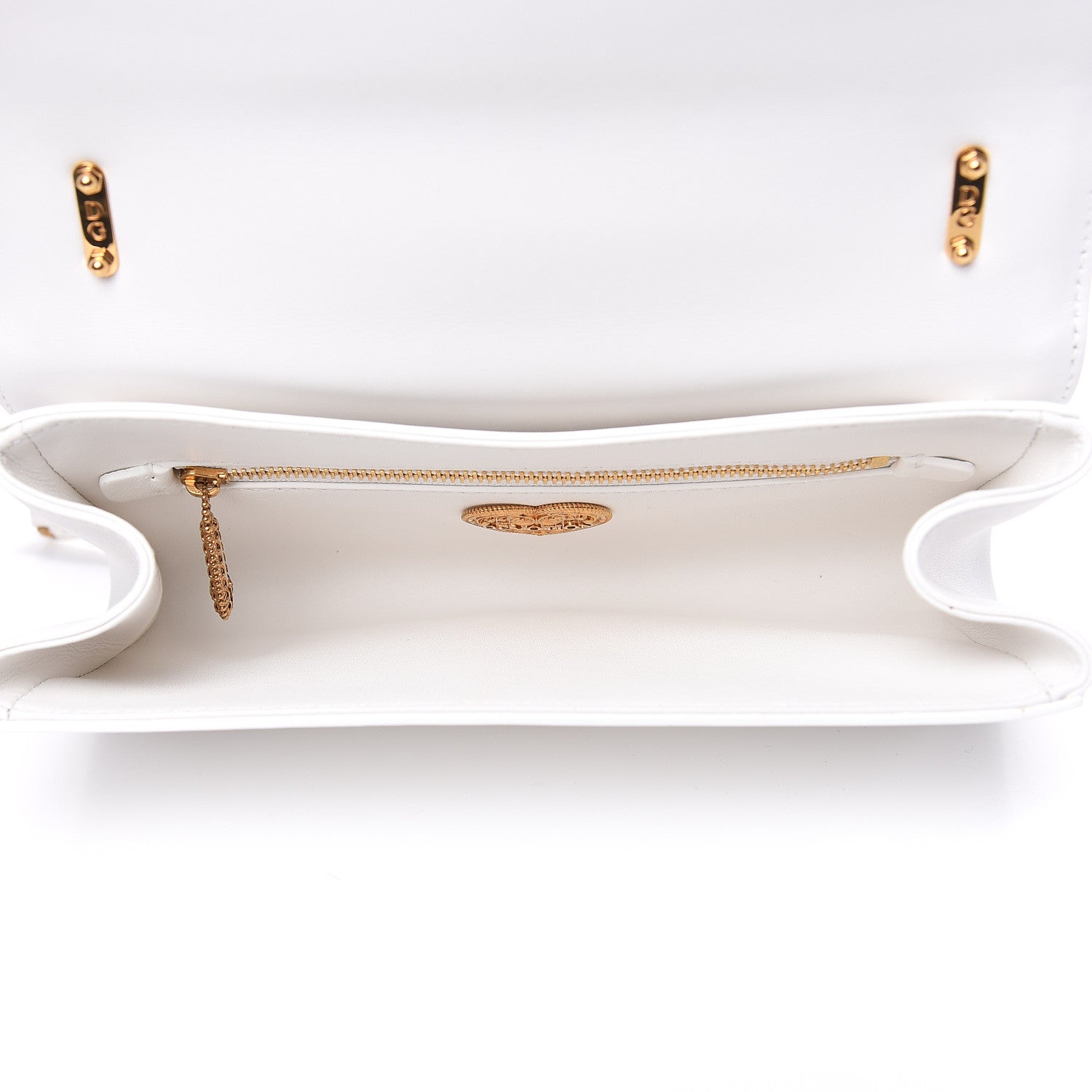 Dolce & Gabbana Nappa Devotion Crossbody Bag Blanco Ottico 5 of 10