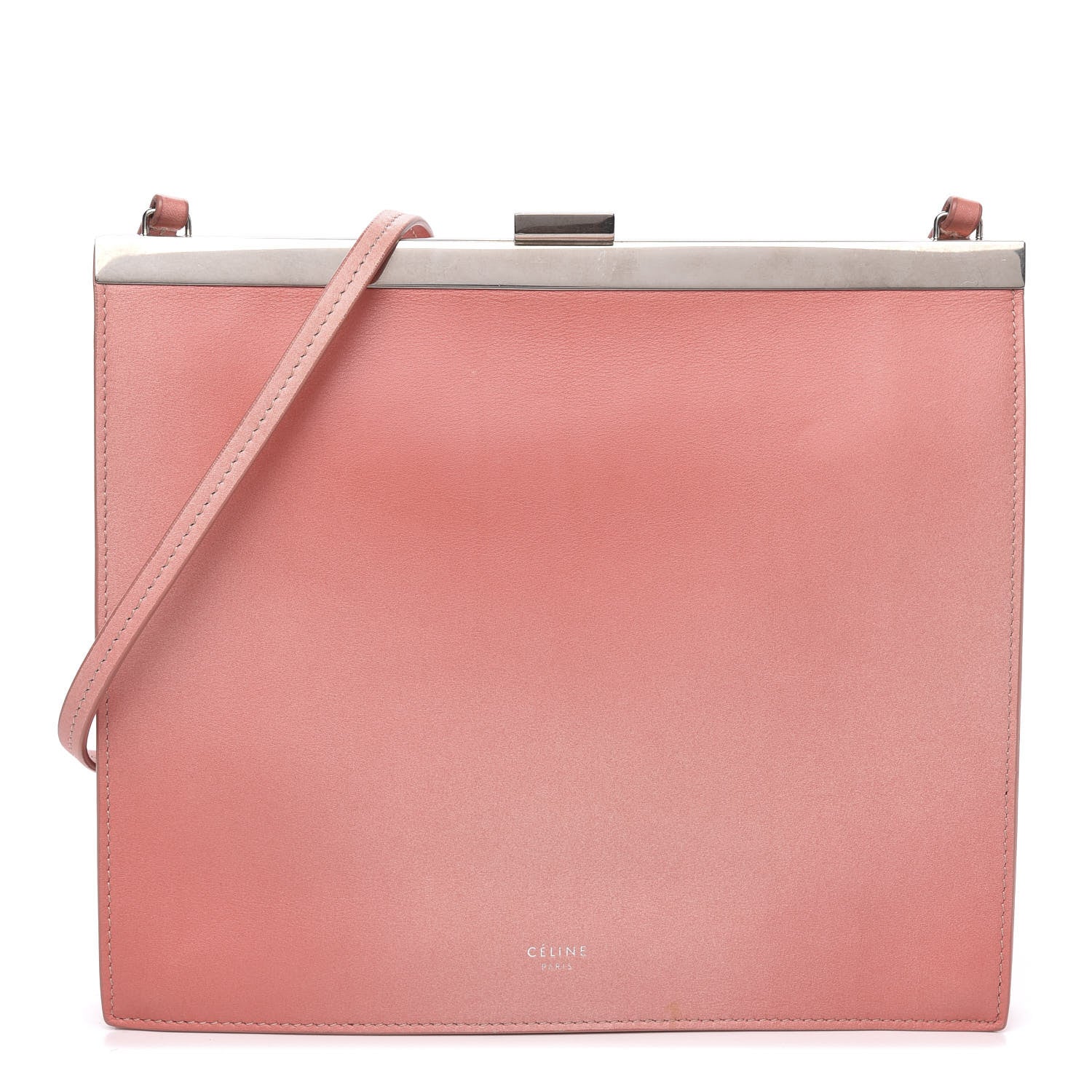 Celine Smooth Calfskin Mini Clasp Bag Pink 1 of 10
