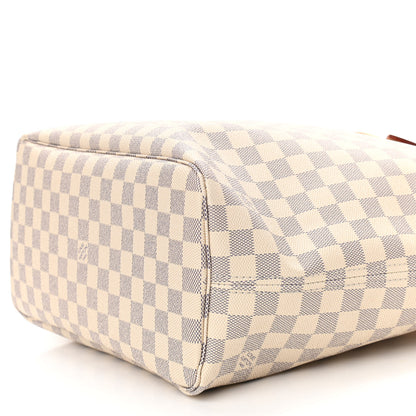 Louis Vuitton Damier Azur Neo Neverfull MM Rose Ballerine 10 of 10