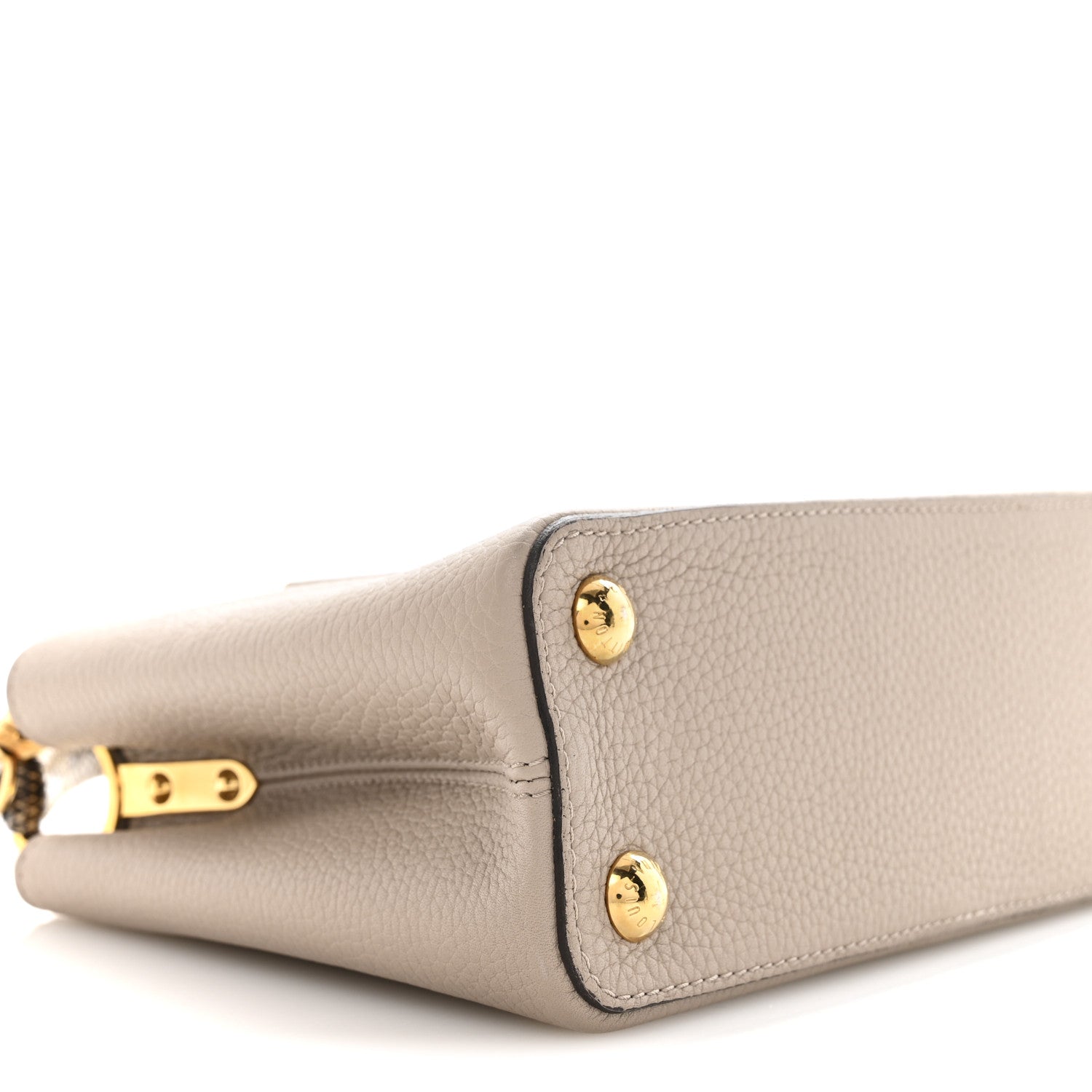Louis Vuitton Taurillon Ayers Capucines BB Galet 8 of 13