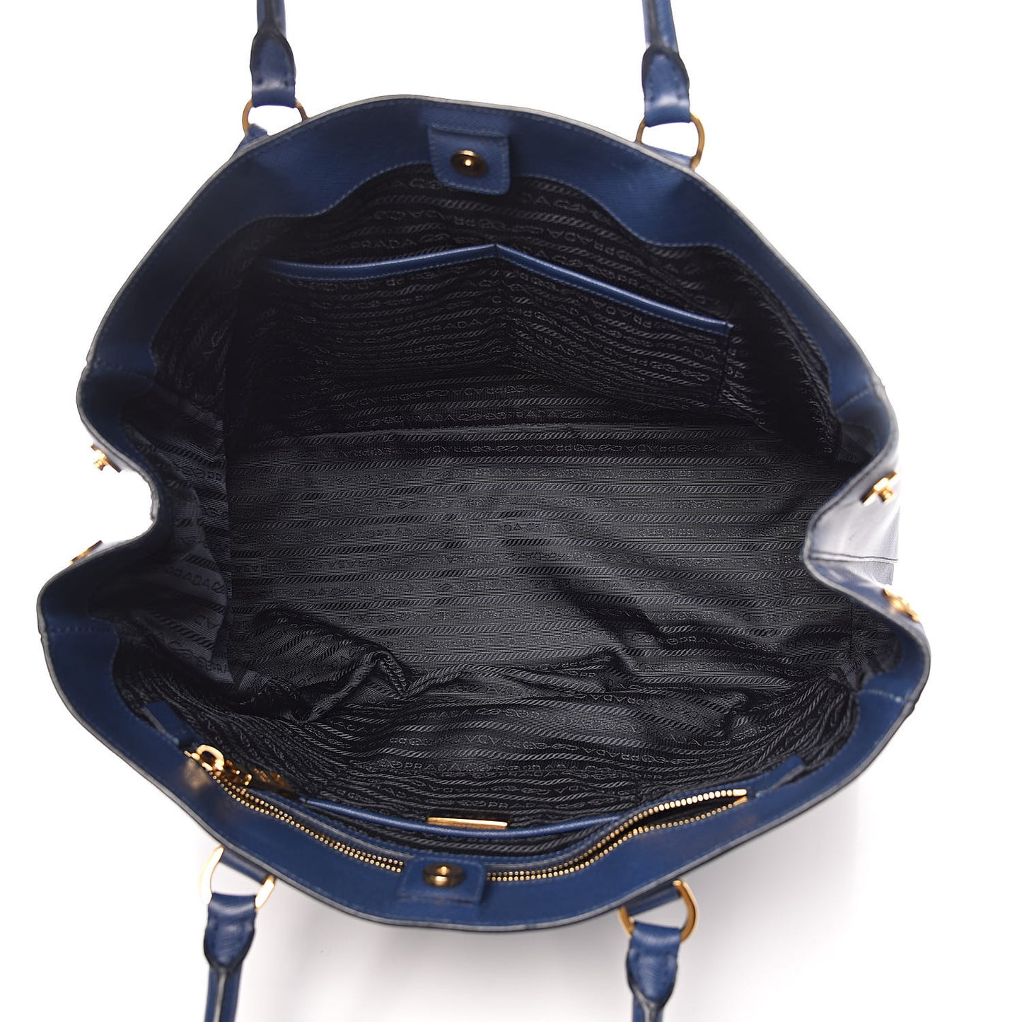 Saffiano Lux Large Tote Bluette