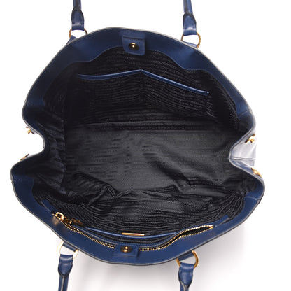 Prada Saffiano Lux Large Tote Bluette 5 of 20