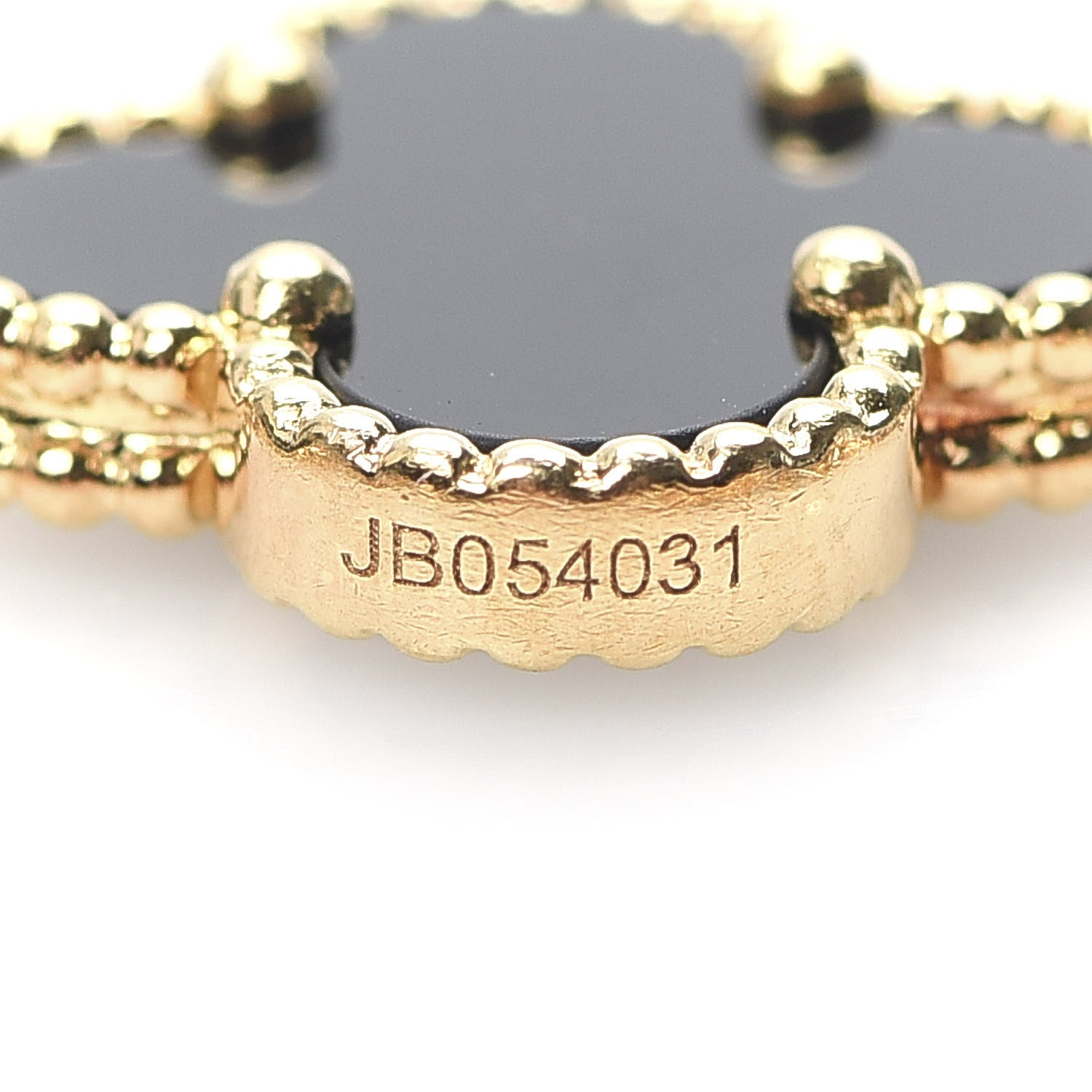 Van Cleef & Arpels 18K Yellow Gold Black Onyx 5 Motifs Vintage Alhambra Bracelet 5 of 7