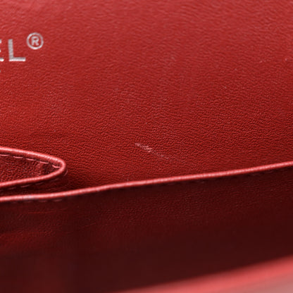 Chanel Caviar Quilted Jumbo Double Flap Dark Red 13 of 16