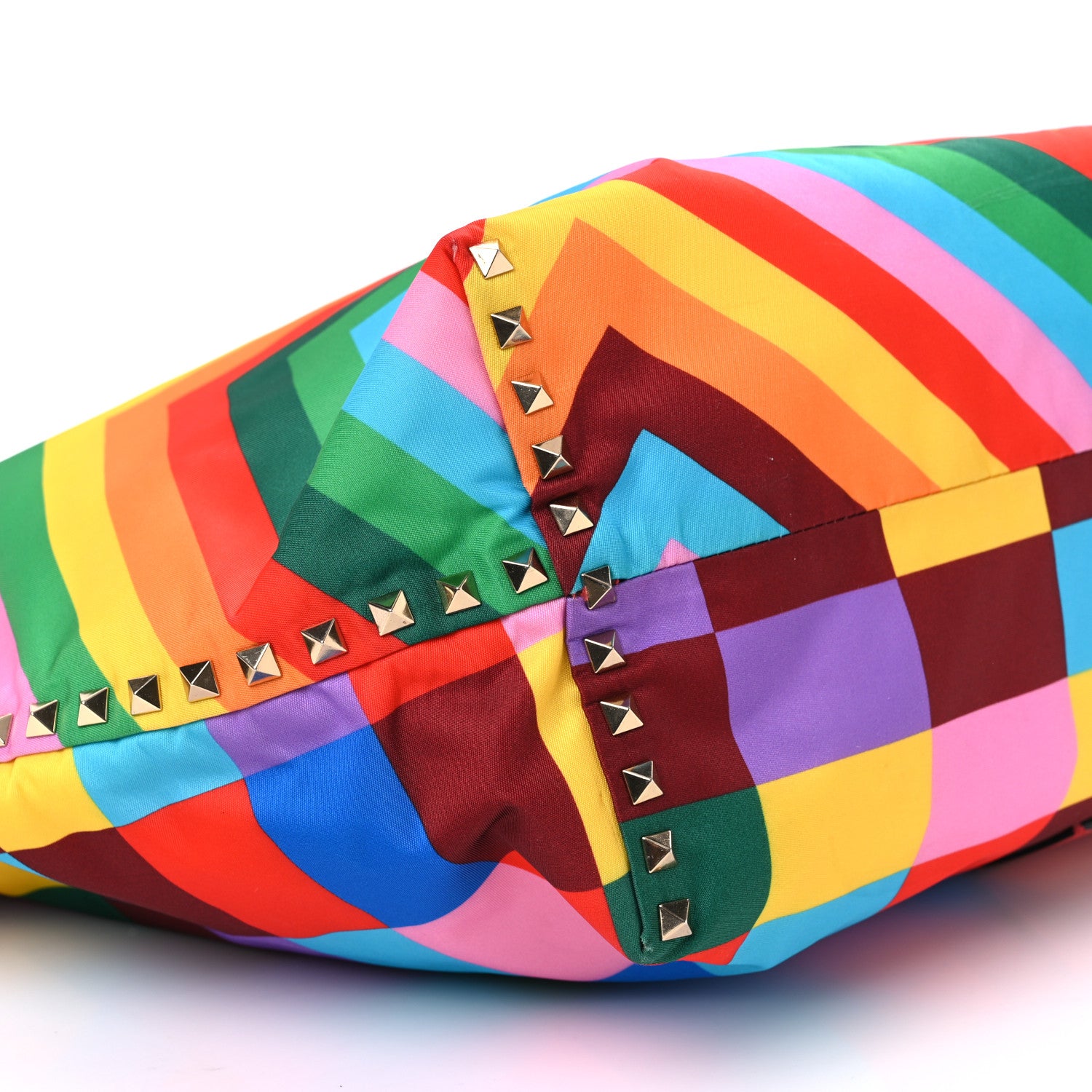 Valentino Garavani Nylon Rockstud 1973 Easy Tote Multicolor 8 of 11