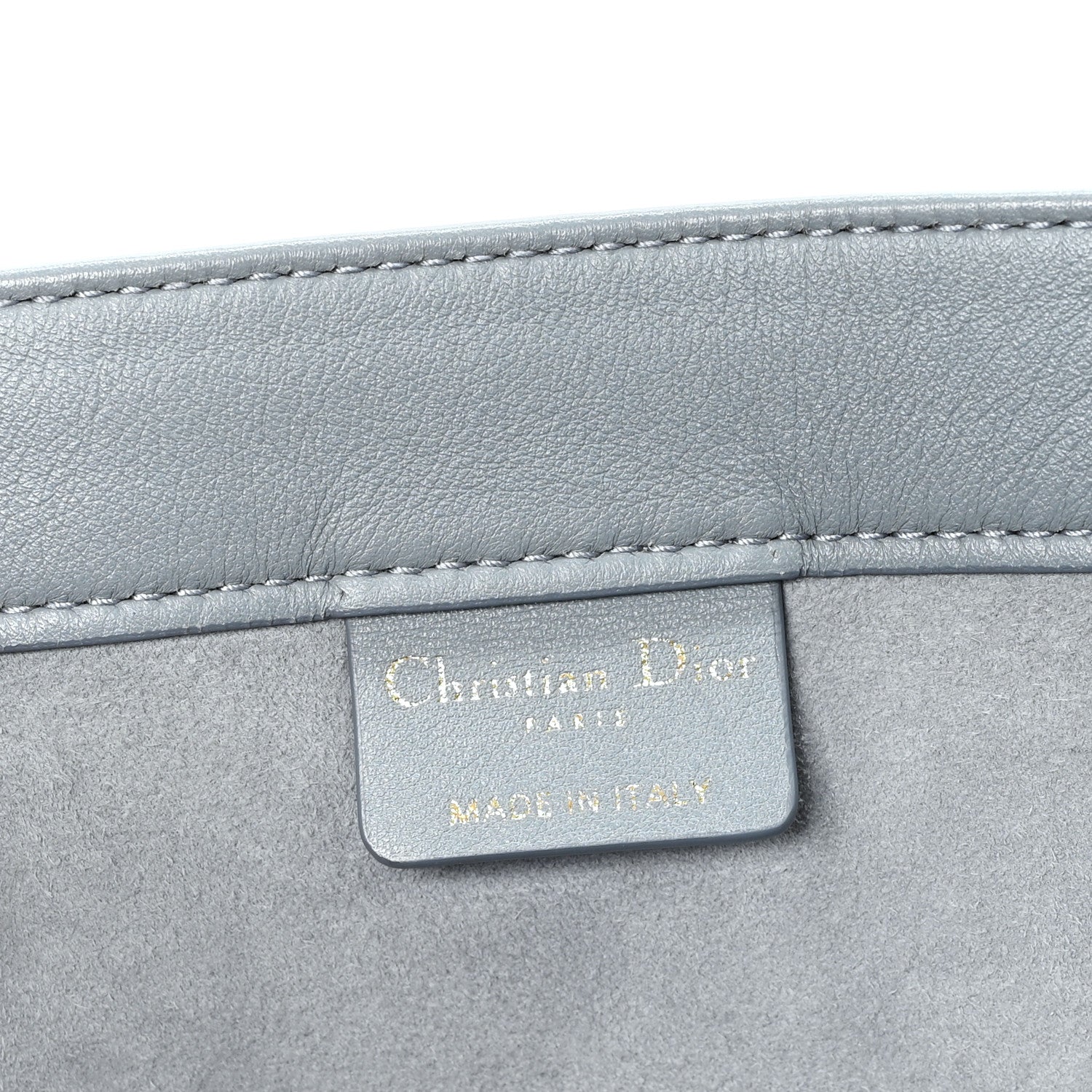 Christian Dior Calfskin Embossed Medium Book Tote Grey 6 of 11