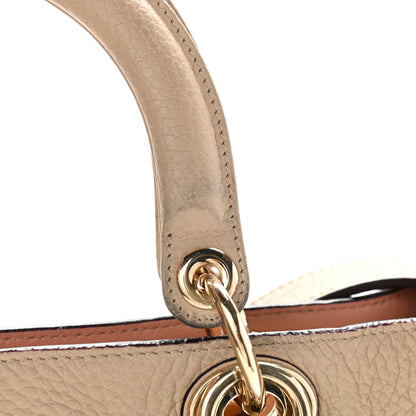 Christian Dior Bullcalf Large Diorissimo Tote Beige Petale 18 of 28