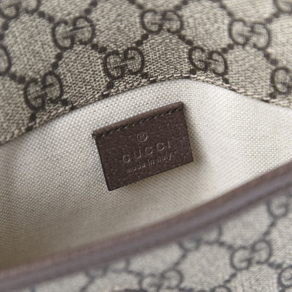 Gucci GG Supreme Monogram Neo Vintage Web Belt Bag Brown 8 of 10