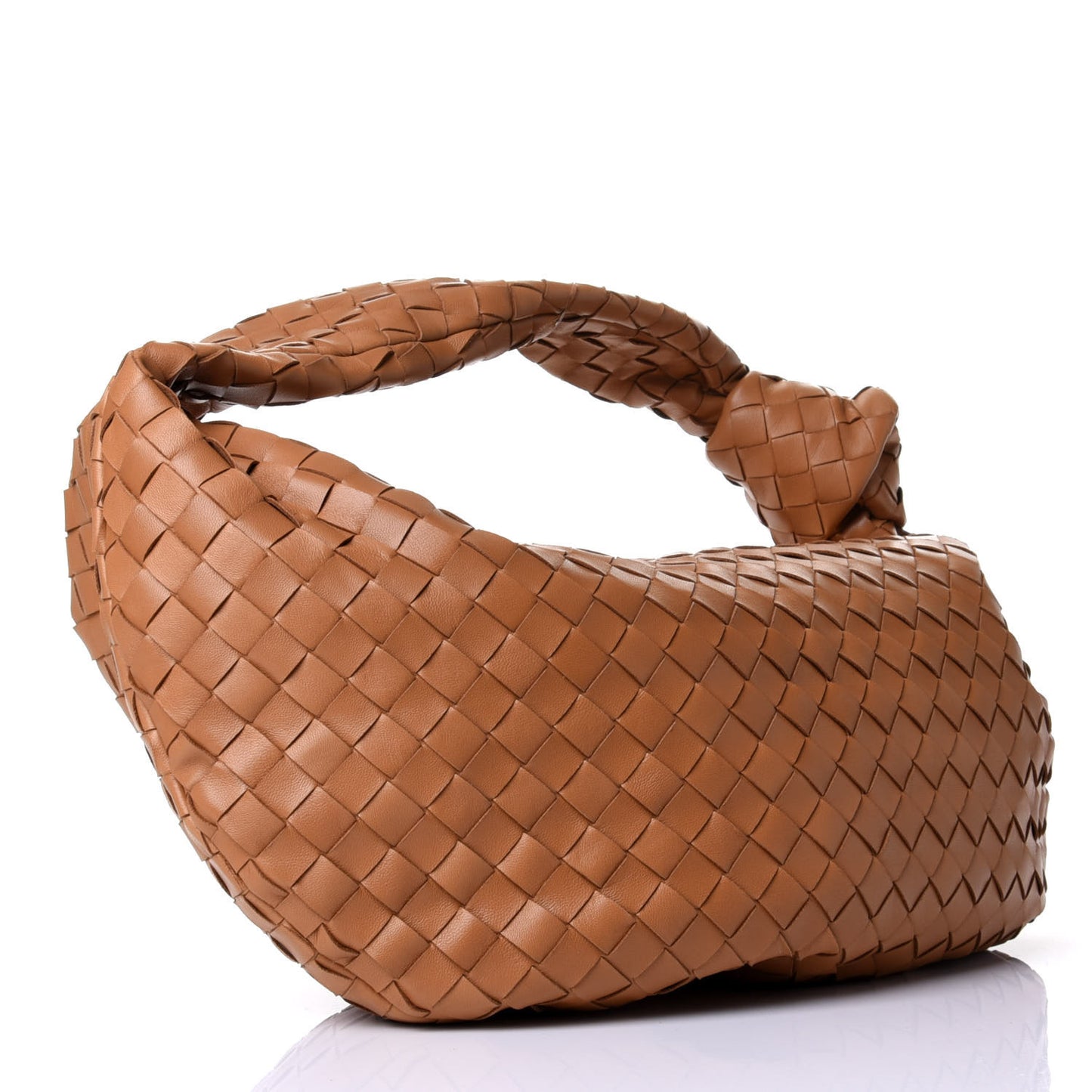 Nappa Intrecciato Medium Jodie Caramel