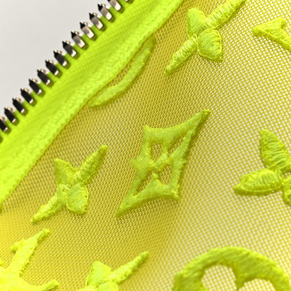 Louis Vuitton Monogram Fluo See Through Keepall Bandouliere 50 Yellow 11 of 31