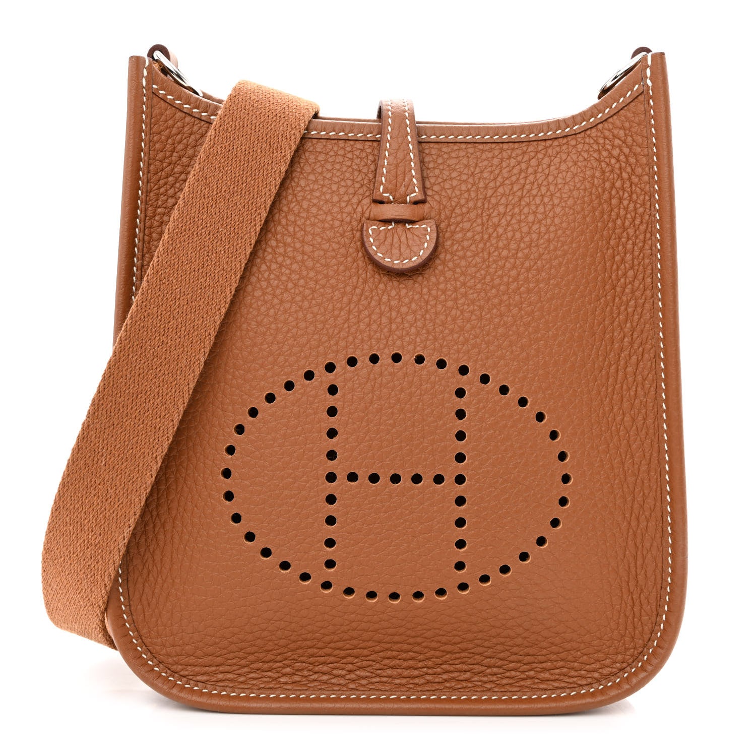 Hermes Taurillon Clemence Evelyne TPM Gold 1 of 11