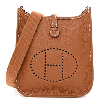 Hermes Taurillon Clemence Evelyne TPM Gold 1 of 11