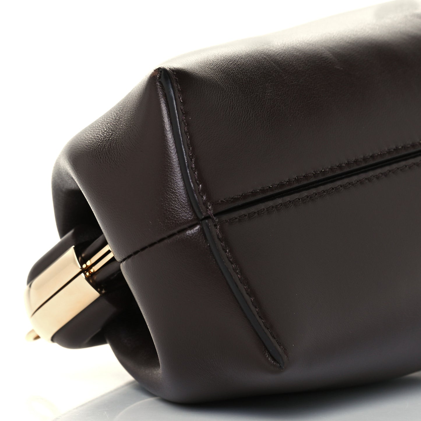 Shiny Nappa Small Fendi First Ebano