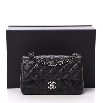 Chanel Caviar Quilted Mini Rectangular Flap Black 10 of 10