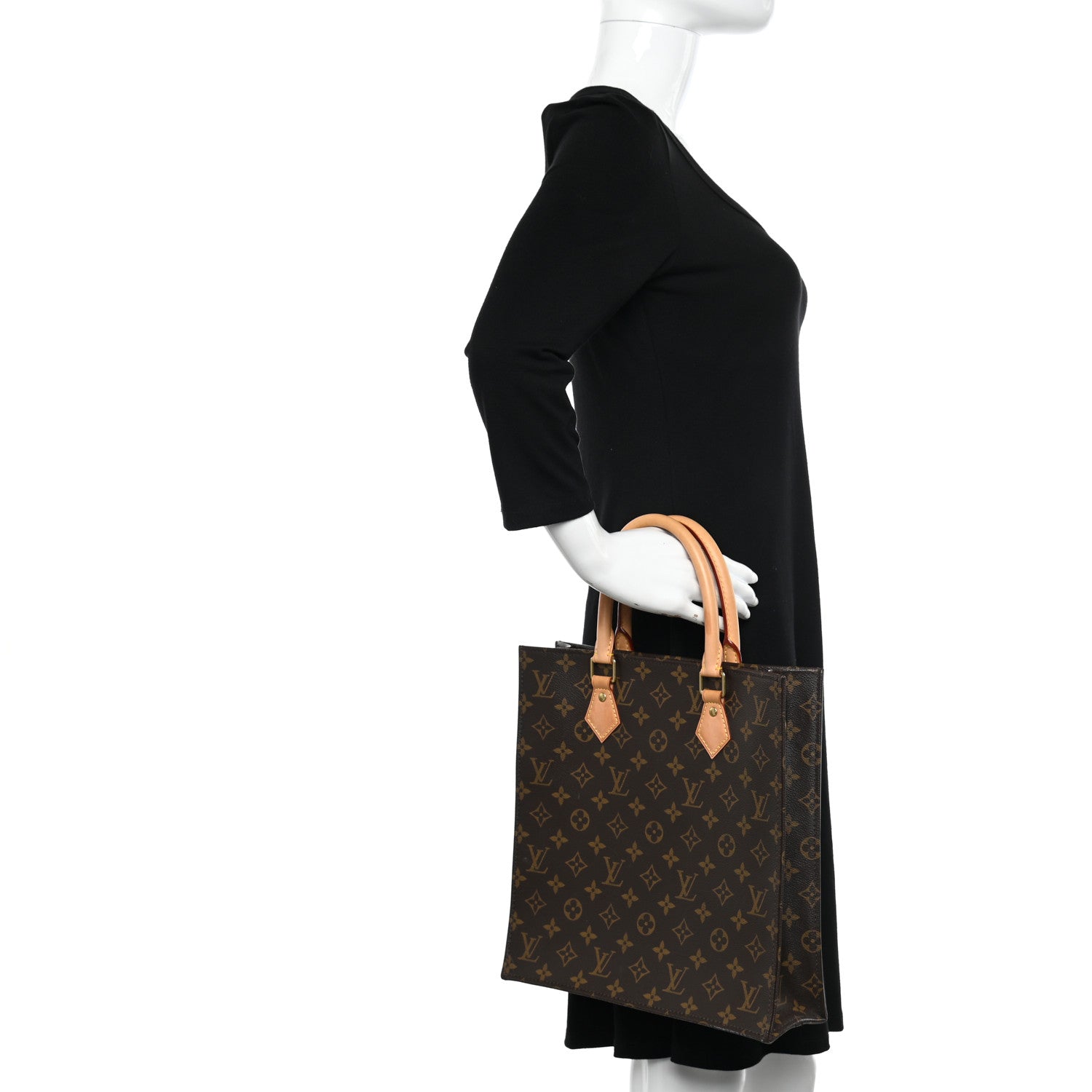 Louis Vuitton Monogram Sac Plat PM 2 of 15