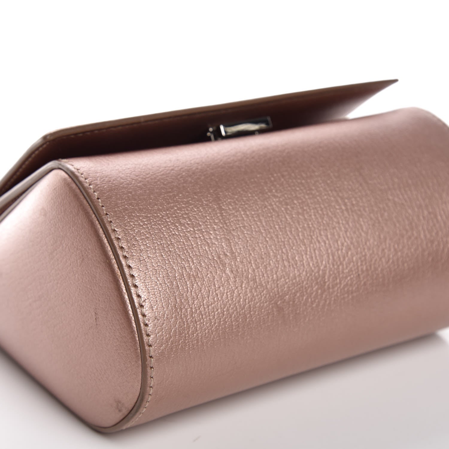 Givenchy Metallic Calfskin Mini Pandora Box Chain Crossbody Bag Light Pink 9 of 9