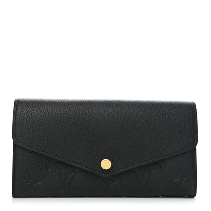 Louis Vuitton Empreinte Sarah Wallet NM Black 1 of 5