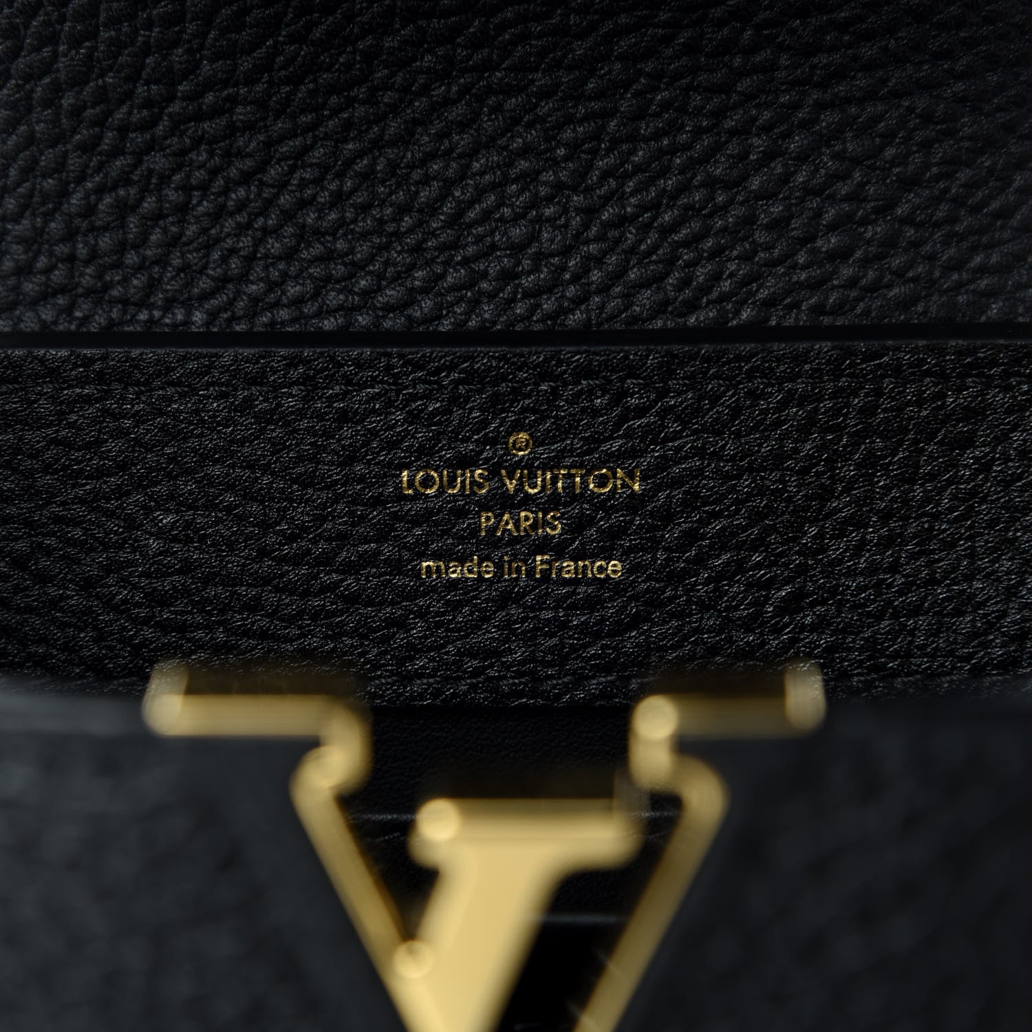 Louis Vuitton Taurillon Mini Capucines Black 9 of 9