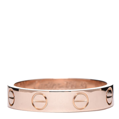 Cartier 18K Pink Gold 3.5mm LOVE Wedding Band Ring 49 4.75 1 of 5