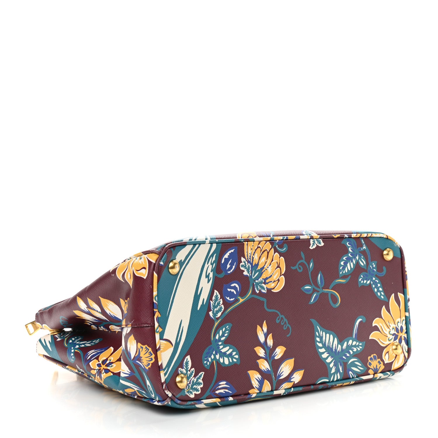Prada Saffiano Print Medium Galleria Double Zip Tote Amaranto 4 of 13