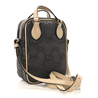 Gucci Econyl Nylon Monogram Off The Grid Shoulder Bag Graphite Grey New Plaster 3 of 9