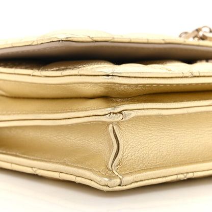 Christian Dior Metallic Lambskin Cannage Mini My Dior Bag Gold 11 of 13