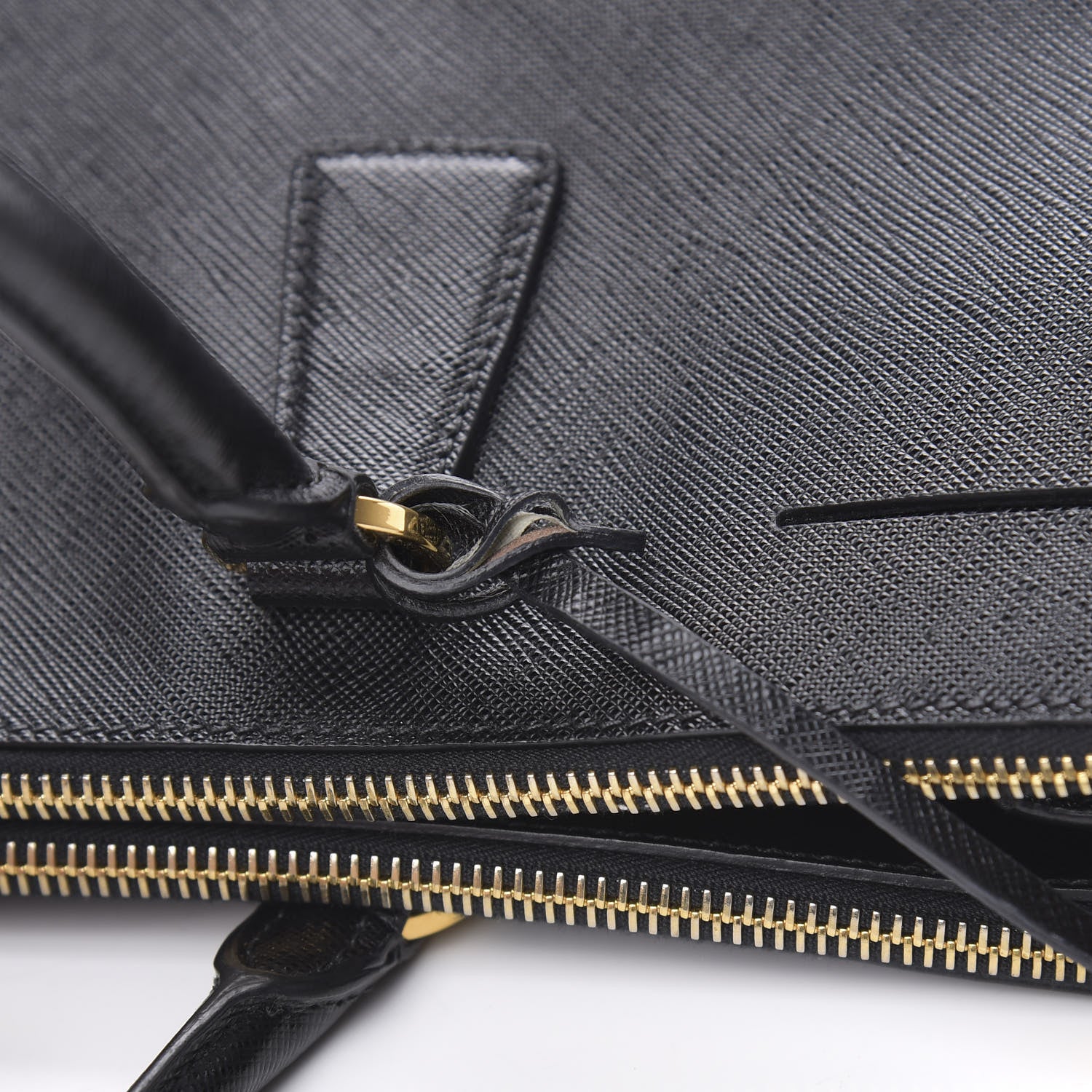 Prada Saffiano Lux Extra Large Galleria Double Zip Tote Black 10 of 14